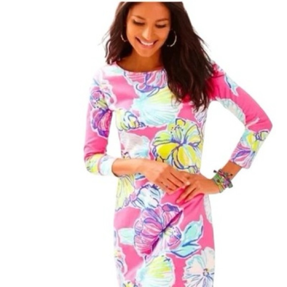 Lilly Pulitzer Marlowe boatneck shirt dress